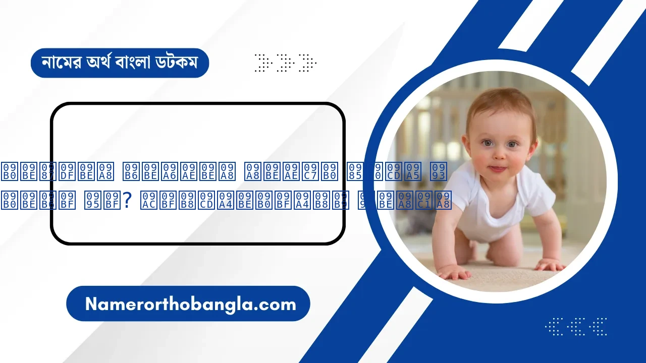 রাইয়ান শাদমান নামের অর্থ ও রাশি কি? বিস্তারিতসহ জানুন | Namer Ortho Bangla